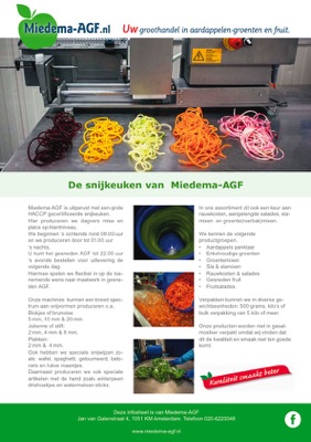 Miedema-AGF brochure infosheets snijderij